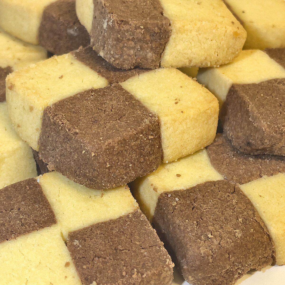 Biscotti a scacchiera
