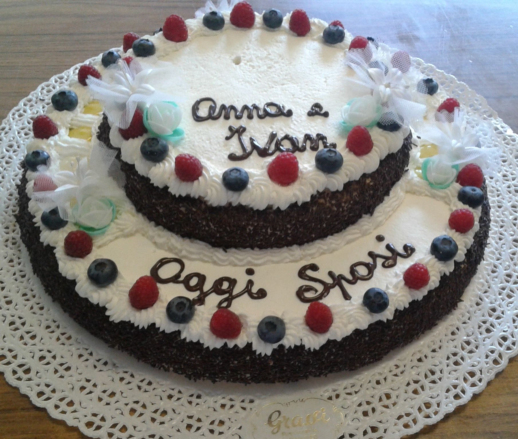 Torta nuziale Pasticceria Grassi